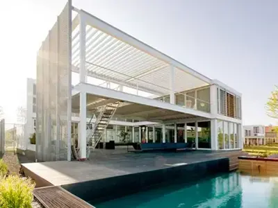 Prefabricated aedificia lucis ferro structure domibus