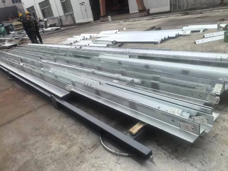First Batch of Components This for the Renovation Project of Molokai School in the United States by Qingdao Liweiyuan Steel Structure