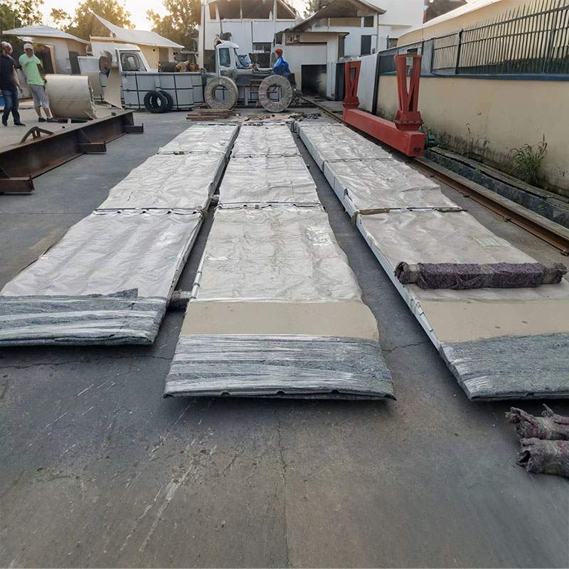 Aedificium clausura color ferro laminam