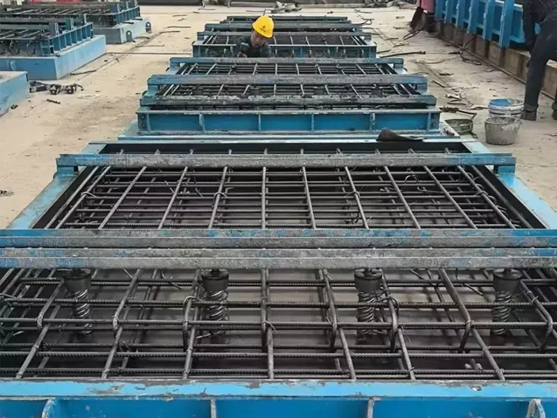 Steel concretum formwork